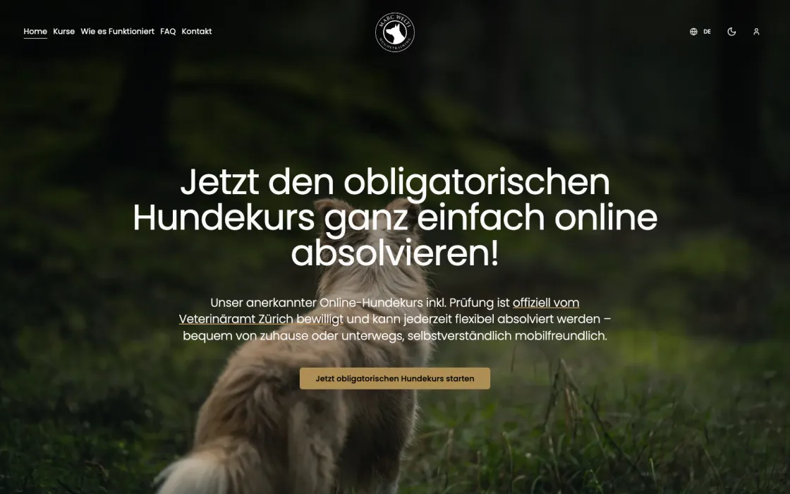 Marc Welti – Hundekurs