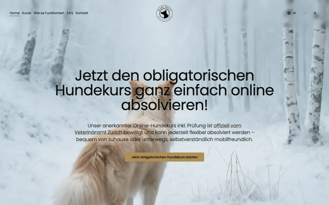 Marc Welti – Hundekurs
